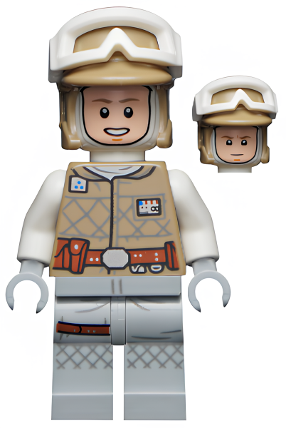 Минифигурка Lego Luke Skywalker (Hoth, Balaclava Head) sw1143